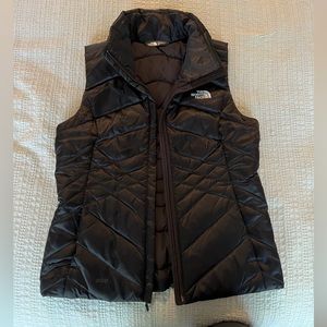 Black puffer vest